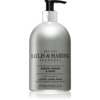 Baylis & Harding Elements Fresh Lemon & Mint Săpun lichid pentru mâini 500 ml