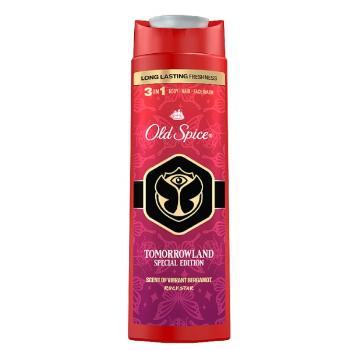 Old Spice Gel de duș pentru bărbați Tomorrowland Rockstar 3 în 1 (Body-Hair-Face Wash) 400 ml