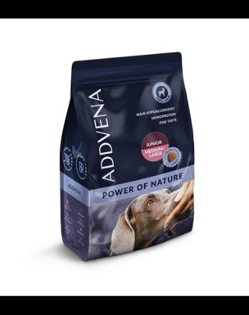 ADDVENA Power of Nature Junior medium&amp;large 2,5 kg hrana catei rasa medie si mare, cu miel