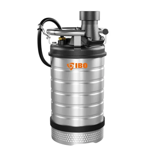 Pompa Pentru Drenare Apa Nisipoasa, IBX AUTO 80-3.7, 3.7KW, 1050l/min, H Refulare 29m, 400V, IBO Dambat