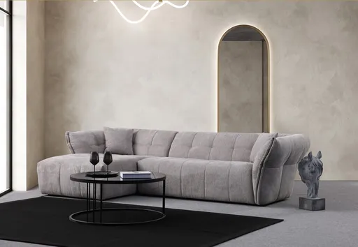 Coltar, Atelier del Sofa, 560ARE1239, Lemn de fag / PAL, Gri deschis
