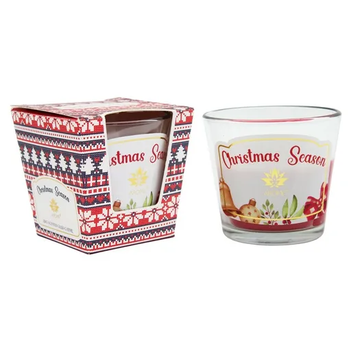 Lumânare parfumată în sticlă Aroma ChristmasTimes, 120 g