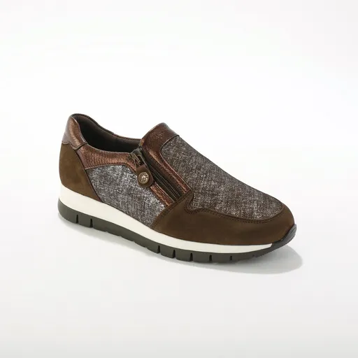 Adidași de tip slip-on cu fermoar