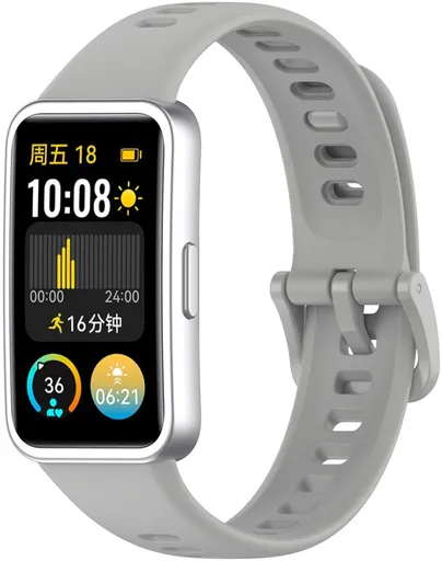 4wrist Curea din silicon pentru Huawei Watch Band 10, 9, 8 - Grey