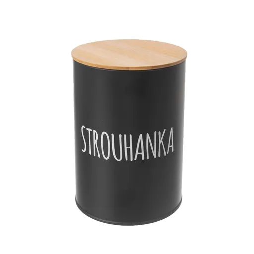 Doză metalică pentru pesmet Orion  BLACK