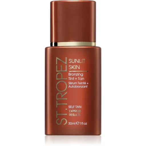 St.Tropez Sunlit Skin Bronzing Tint + Tan crema auto-bronzanta faciale 1 buc
