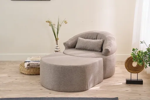 Fotoliu extensibil, Atelier del Sofa, 825BLC4730, Maro