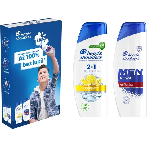 Head & Shoulders Citrus Fresh + Ultra Old Spice set cadou pentru barbati