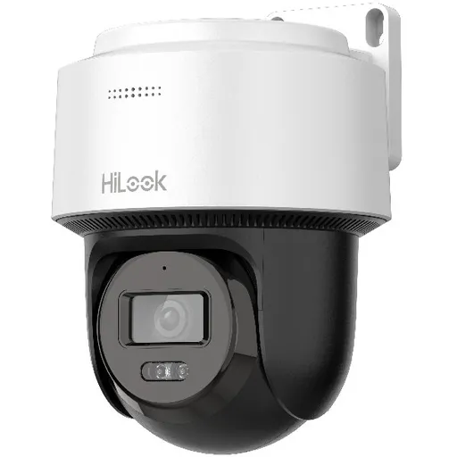 Camera de supraveghere rotativa IP PT Hikvision HiLook PTZ-N2C400M-DE, 4 MP, IR 30m, 2.8 mm, PoE, slot card, microfon