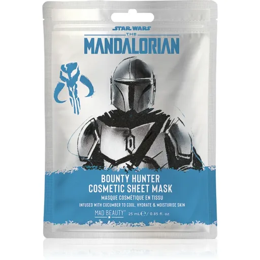 Mad Beauty Star Wars Mandalorian Silver Face Mask masca pentru celule 25 ml