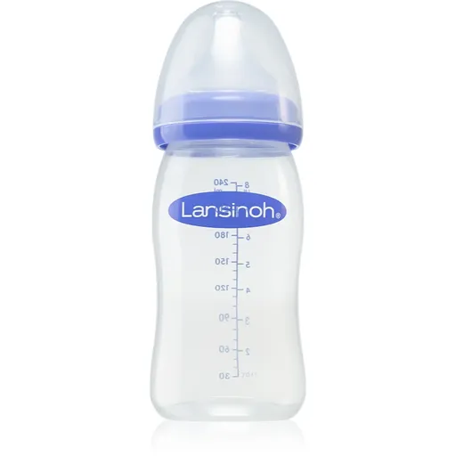 Lansinoh NaturalWave biberon pentru sugari Medium 240 ml