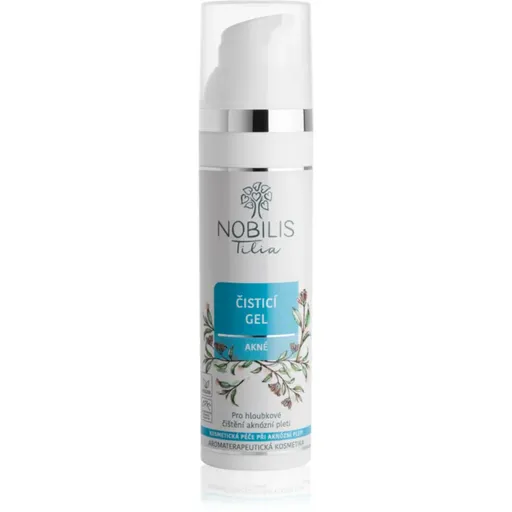 Nobilis Tilia Acne care gel hidratant de curatare pentru tenul gras, predispus la acnee 75 ml