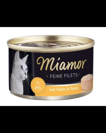 MIAMOR Feine Filets file de pui si paste in aspic 100 g plic hrana pisica