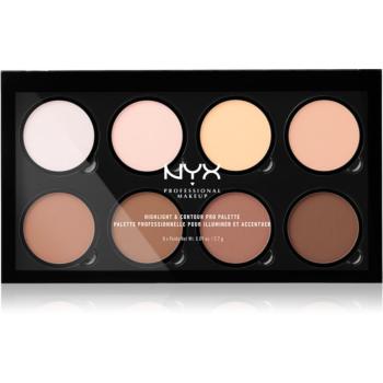 NYX Professional Makeup Highlight & Contour PRO Patela pentru conturul fetei 8x2,7 g