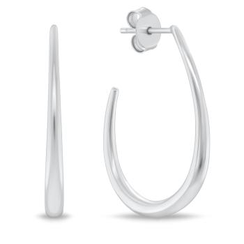 Brilio Silver Cercei ovali distinctivi din argint EA1146W