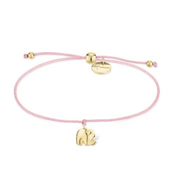 Tamaris Brățară decentă șnur cu pandantiv elefant Little Elephant TJ-0599-B-17