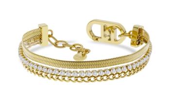Liu Jo Brățară triplă placată cu aur pentru femei Fashion LJ2644
