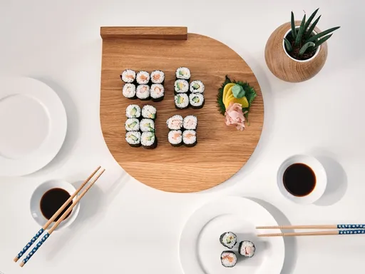 Tocător de bucătărie pentru tăiere și servire - Drop - Clap Design