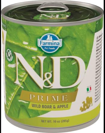 FARMINA N&amp;D Dog Prime mistreț &amp; măr 285 gr