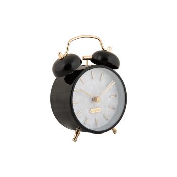 Karlsson 6009BK design ceas cu alarmă negru,diametru 12 cm
