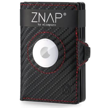 Slimpuro ZNAP Airtag Wallet, 12 carduri, compartiment pentru monede, 8,9 x 1,8 x 6,3 cm (L x Î x l), protecție RFID