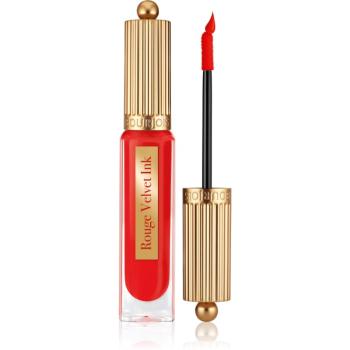 Bourjois Rouge Velvet Ink ruj de buze lichid cu efect matifiant culoare 08 Coquelic Hot 3.5 ml