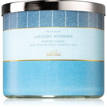 Bath & Body Works Lakeside Morning lumânare parfumată cu uleiuri esentiale 411 g