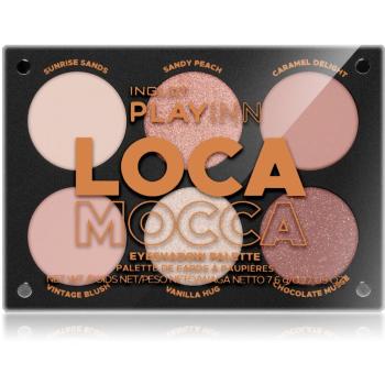 Inglot PlayInn Eyeshadow Palette paletă cu farduri de ochi culoare LOCA MOCCA 7,4 g