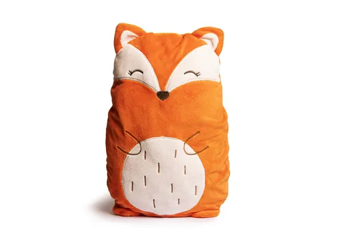 Pernă de pluș 2 în 1 Vulpe