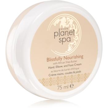 Avon Planet Spa Blissfully Nourishing cremă hrănitoare pentru mâini pentru picioare 75 ml