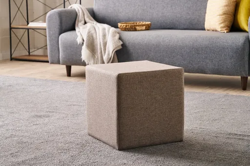 Taburet, Atelier del Sofa, 825BLC5105, Lemn, Maro