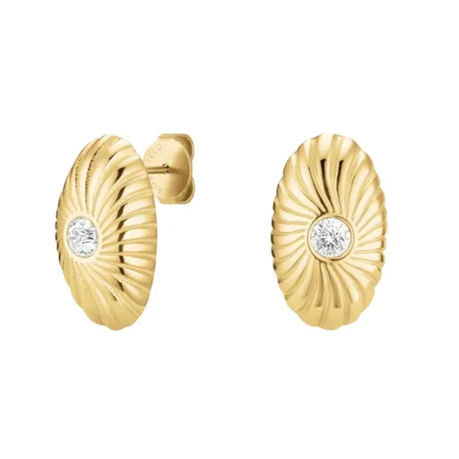 Rosefield Cercei distinctivi placați cu aur Solitaire JEBTG-J1202