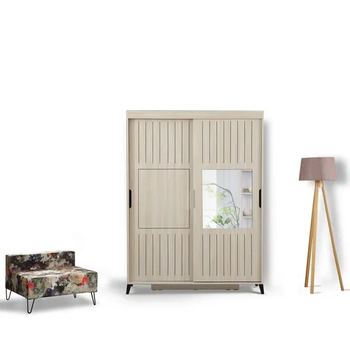 Dulap pentru haine, Hanah Home, Pasific Home Fuga 140, 140x216x60 cm, Stejar