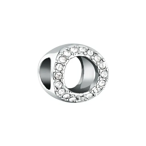 Morellato Mărgea stilată din oțel inoxidabil, „Cerc”, cu cristale Drops SCZ1404