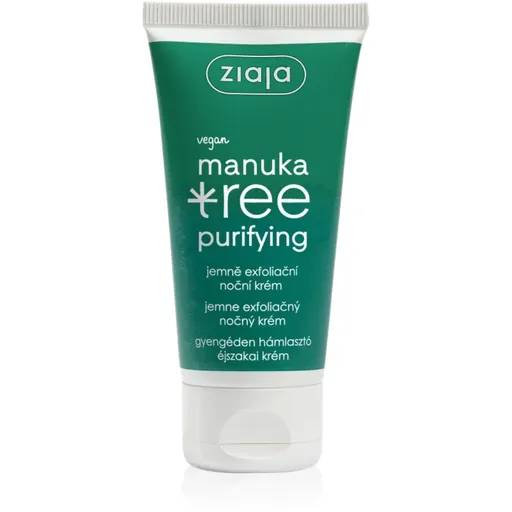 Ziaja Manuka Tree Purifying exfoliant crema de noapte pentru ten gras și mixt 50 ml