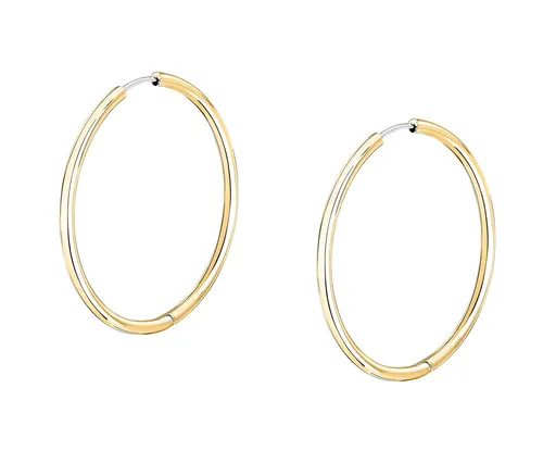 Morellato Cercei rotunzi din oțel placat cu aur Ø 3,5 cm Creole SAUP26