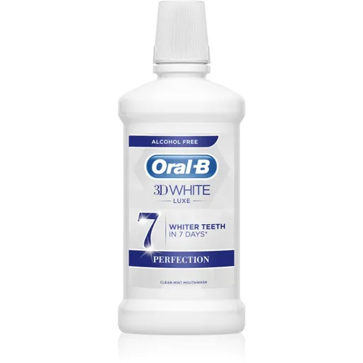 Oral-B 3D White Luxe apa de gura pentru albire 500 ml