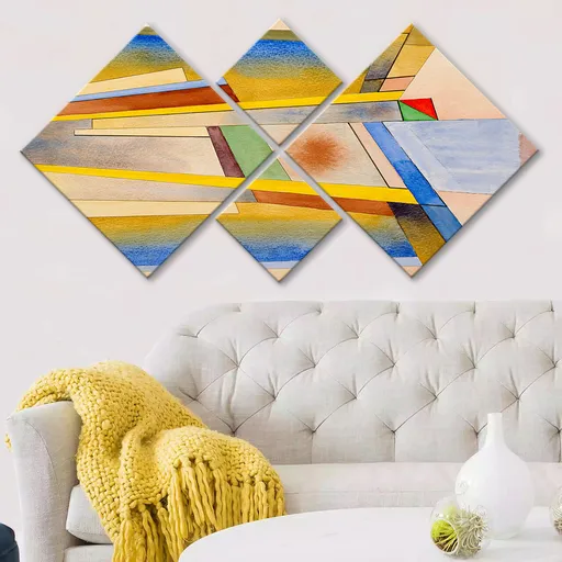 Pictură decorativă MDF, 4MDF102424462, Imprimat UV, Multicolor