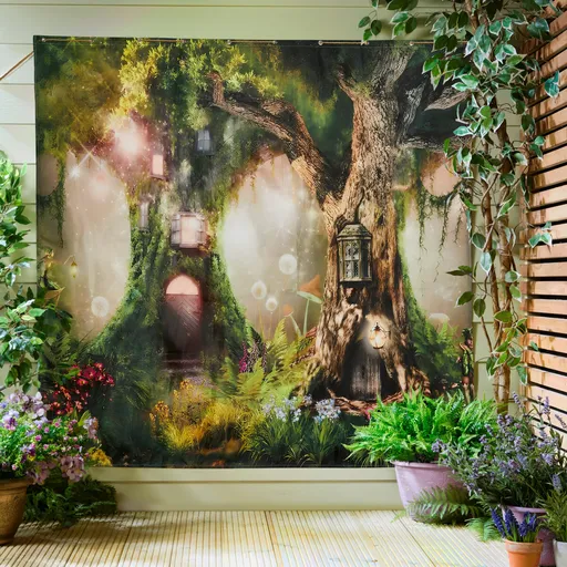 Tablou textil Pădurea fermecată