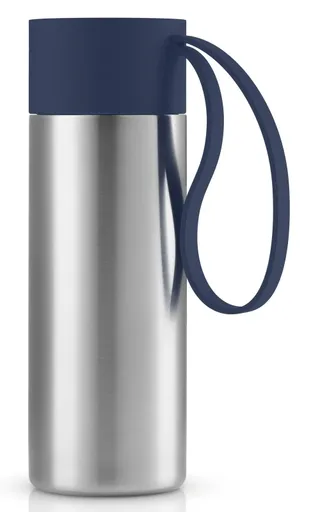 Cană termos din inox pentru călătorie, albastru marin, eva solo