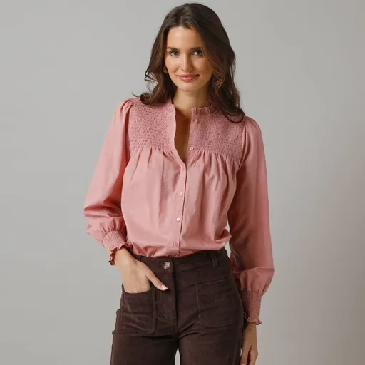 Bluză tip cămașă cu imprimeu de broască