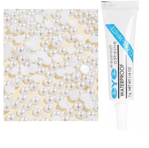 Perle Par, Ivoar, cu Lipici Adeziv - 8985512