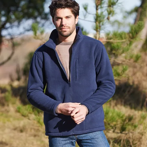 Hanorac din fleece cu fermoar și căptușeală călduroasă