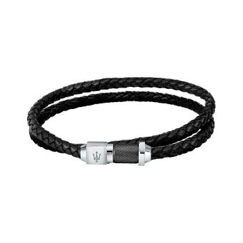Maserati Brățară dublă din piele Recycled Leather JM223AVE18