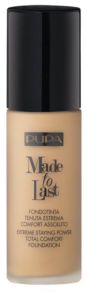 PUPA Milano Machiaj lichid de lungă durată SPF 10 Made To Last (Total Comfort Foundation) 30 ml 003 Dark Ivory