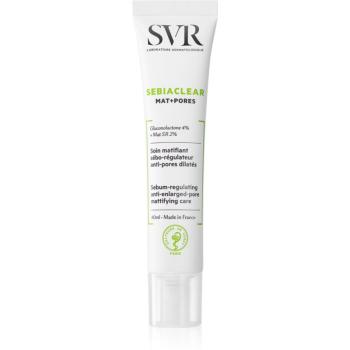 SVR Sebiaclear Mat+Pores fluid matifiant pentru reglarea cantitatii de sebum. 40 ml