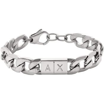 Armani Exchange Brățară atemporală din oțel pentru bărbați AXG0045040