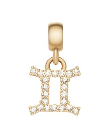 Daniel Wellington Pandantiv placat cu aur cu cristale Gemeni Cristal Zodiac DW00400758
