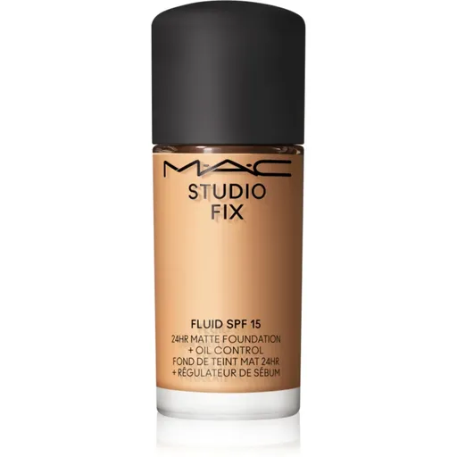MAC Cosmetics Mini Studio Fix Fluid SPF 15 24HR Matte Foundation + Oil Control machiaj cu efect matifiant SPF 15 culoare NC30 15 ml