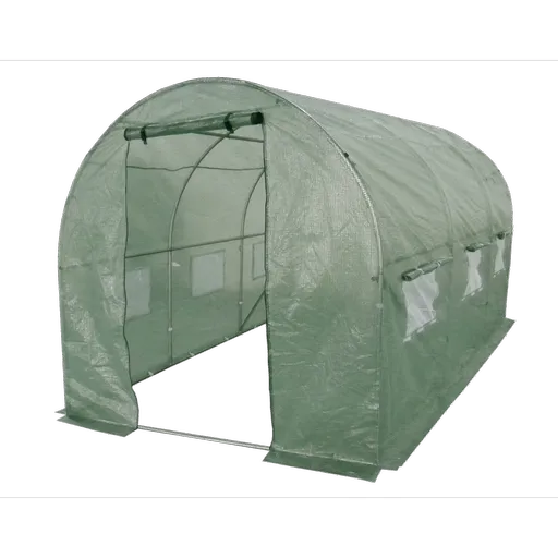 Seră de grădină din folie 350 x 200 x 200 cm, verde, 350 x 200 x 200 cm
